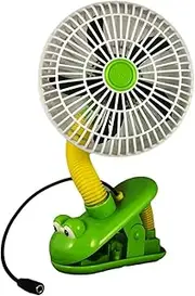 Switch Adapted Clip On Fan - Green | Adaptive Device | Special Needs Device | Switch Device