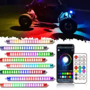 RGB LED Lights Underbody Neon Strip Underglow Light Kit For Can-Am Maverick X3