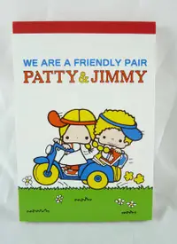 在飛比找樂天市場購物網優惠-【震撼精品百貨】Patty & Jimmy 便條本 騎車 震