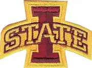 Iowa State Patch Primary Logo College Iron On Embroidered