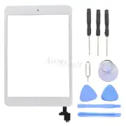 White Touch Screen Glass Digitizer & Tools for iPad Mini 1 2 A1489 A1490 A1491