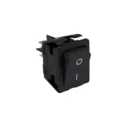 274191 Switch Rocker Dpst 20A 277Vac On-Off Blk Panel Mtg