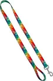 Moose Pet Wear Leash 1" x 6', Iowa State - Logo on Tie Dye