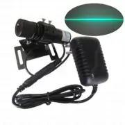 Industrial 510nm~520nm 100mW Green Laser LINE Module power adapt and bracket
