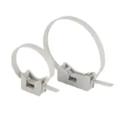 7" Tube Fixing Clamps,Saddle Mounting Zip Tie,Mountable Head Cable Ties,Pipe ...
