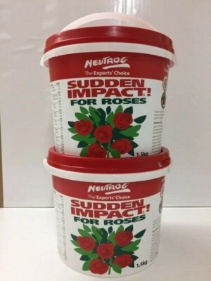 Neutrog Sudden Impact for Roses Organic Fertiliser 1.5Kg x2 (Twin Pack)