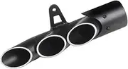 Muffler Tail Throat Motorcycle Exhaust End Pipe Muffler Silencer Turbo For R6 CB1000 R25 FY250G Z800 CB1000R exhaust tip(THREE HOLE BLACK)