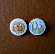 SNUGGLEPOT & CUDDLEPIE Badge Set / May Gibbs / Retro