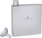 Boundless Voyage Titanium Drinking Flask Leak-Proof Thin Flasks with Titanium Funnel for Liquor for Men Ti3080D