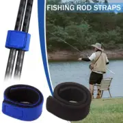 Fishing Rod Tie Holders Straps Fastener Hook Belts Loop Cable Cord Ties Belt I3