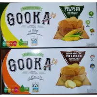 在飛比找蝦皮購物優惠-GOOKA 古卡馬鈴薯脆餅160g 原味/香濃玉米味 奶素 
