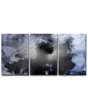 Ready2HangArt Glitzy Mist XII Wrapped Canvas Wall Art Set