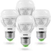 SANSI 60W Equivalent LED Light Bulbs 22-Year Lifetime 4 Pack 900 Lumens LED B...