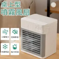 在飛比找PChome24h購物優惠-噴霧風扇 迷你水冷扇 桌上型風扇 霧化風扇 桌扇 水冷扇 電