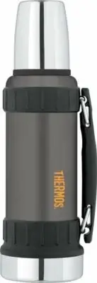 New THERMOS 1.2 Litre Work Series Vacuum Insulated Flask Gunmetal Grey Genuine