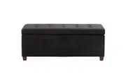 Shangri-La Storage Ottoman (Black)