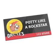 Bric-ee's Billboard - Custom Printed - Brick City 2x 6x6 Tile - Reststop Minifig
