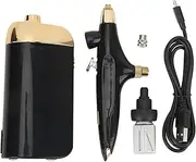 Gearwell Airbrush Sprayer, Portable Oxygen Facial Nano Mist Device, Makeup Skin Care Toner, Facial Mist Sprayer Gift (黒)