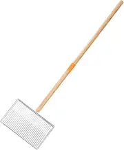 Stgfyxgs Cat Litter Scoop with Wooden Handle, Lightweight Pet Waste Cleaning Tool, Sieve Net, Multifunctional Cat Litter Net, Pet Sieve