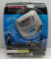 Aiwa XP-V516C Portable CD Player EASS W/ Car Kit - BRAND NEW #99