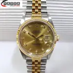 高端精品 ROLEX勞力士 蠔式半金 盒證雙吊牌 16233錶徑36MM 自動機械 十鑽面盤