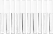 FRCOLOR Clear Lipglosses Clear Container 10PCS 2.5 Lip Gloss Tubes with Wand ...