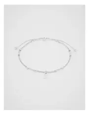 [Seed Heritage] J Letter Chains Bracelet in Silver