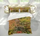 3D Autumn Trees 2848NA Bed Pillowcases Quilt Cover Duvet Kathy Barefield Fay
