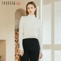 在飛比找momo購物網優惠-【Jessica Red】修身百搭高領羊毛內搭毛衣R3450