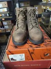 Red Wing Worx Boots STK# 5635 Men's Steel Toe Lace Up Size 10.5M