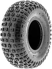 SunF A011 Sport XC ATV Go-Kart Tire 145/70-6 (14x6-6), 6 PR, Square-Knobby Tread, Tubeless
