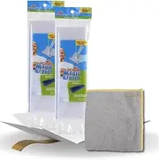 Mr. Clean Magic Eraser Sponge Mop Refill Bundle - Squeeze Mop for Floor Cleaning - Head Replacement and Refill