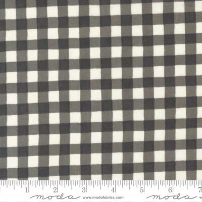 Slate Checker 108" fabric by Moda, 108005 13, Happiness Blooms, wide fabric