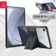 XUNDD訊迪 軍事氣囊 三星 Galaxy Tab A9 8.7吋 隱形支架殼 平板防摔保護套(極簡黑) X110
