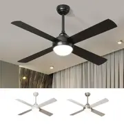 Vevare 52'' Ceiling Fan AC Motor with Light Remote Control 4 Blades Fans