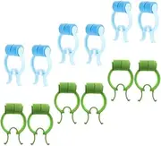 LRXIYODE 12Pcs Lung Breathing Training Clips Comfortable Nose Fixing Clips for Epistaxis Care Flexible and Durable Nosebleed Stoppers Non Skid Design for Easy Use for Swimming