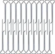 Wick Holders for Candle Making, 20Pcs Candle Wick Holders, 4.3 Inch Silver Stainless Steel DIY Centering Tool for Making Supplies