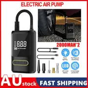 Cordless Car Air Pump Compressor Digital Tyre Inflator Electric Portable Pump