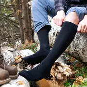 Bauerfeind Merino wool compression socks Long 41 46 Black M