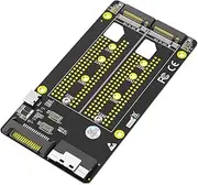 Mustpoint Dual 2X M.2 NVME SSD to Slimline SFF-8654 8X Adapter (PCIe Bifurcation Motherboard is Required)
