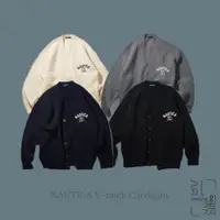 在飛比找蝦皮商城優惠-NAUTICA V-NECK CARDIGAN 紐扣 針織外