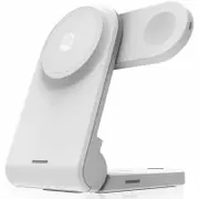 STM Goods Induction Charger - White - For iPhone - 9 V DC, 12 V DC Input - Input connectors: USB - Compact, MagSafe Technology