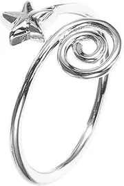[ANDRESLAD] Rings for Women Toe Ring Open Toe Jewelry Star Motif for Beach and Party