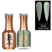 Billionaire Diamond Gel Polish UV LED & Nail Lacquer Duo 002 Come To Me 15ml