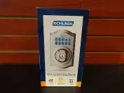 New Schlage BE365 V CAM 619 Camelot Keypad Deadbolt Satin Nickel