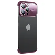 TPU+Acrylic Lens Cover No-Back Phone Case for iPhone 14 Pro Shockproof Slim Bumper Case