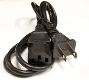 2 PRONG POWER CORD AC ADAPTER CABLE FOR XBOX 360 NEW