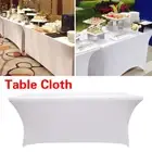 6FT Stretch Table Cloths Trestle Tablecloth Wedding Rectangle Table Cover Party