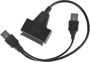 NOLITOY USB to Adapter Cable for Hard Drives Easy Drive Connection Dual USB Power Supply High Speed Data Transfer Up for External Hard Drive Setup