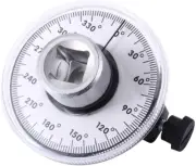 1/2 Inch Torque Wrench Angle Gauge Tool - 360° Adjustable Drive Meter Set